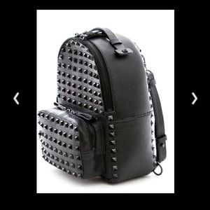 Authentic Kolet Studded Leather Med Backpack